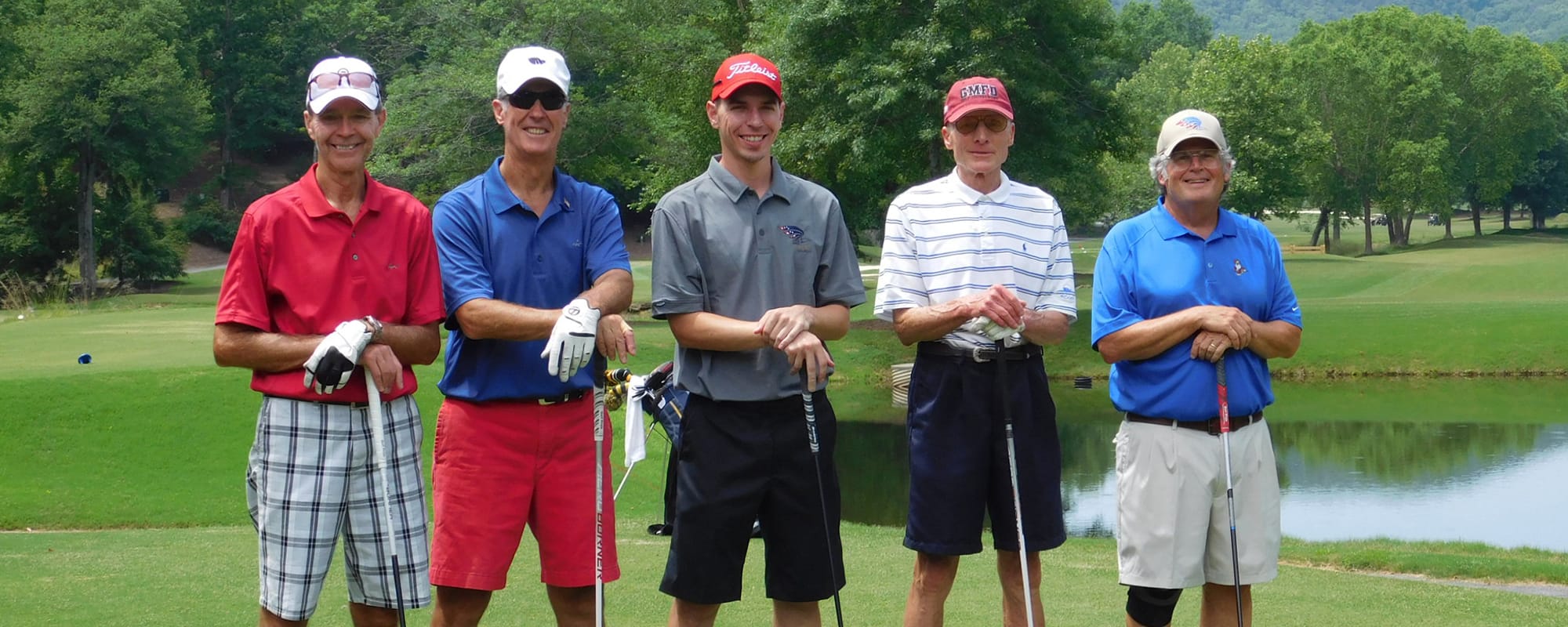 Another supportive group of golfers